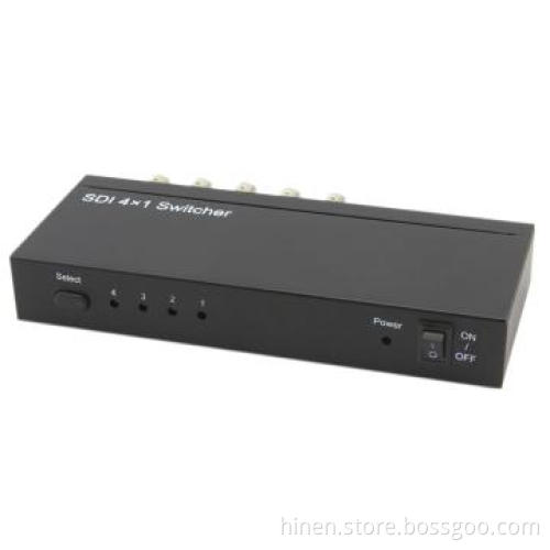 SDI 4x1 Switcher SD-SDI, HD-SDI or 3G-SDI signals are switchable